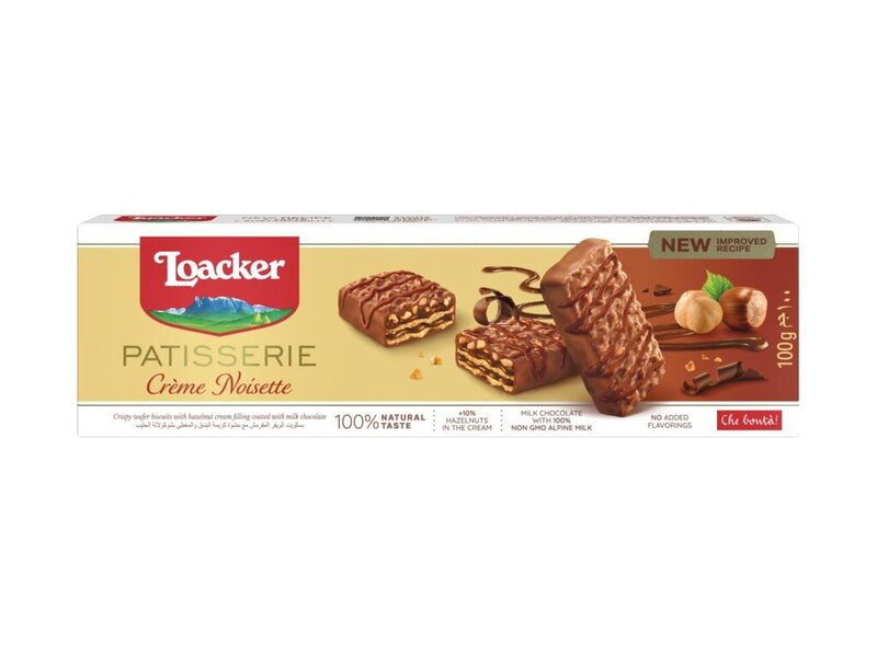 Vafeles Pastisseria Creme Noisette 100g, Loacker