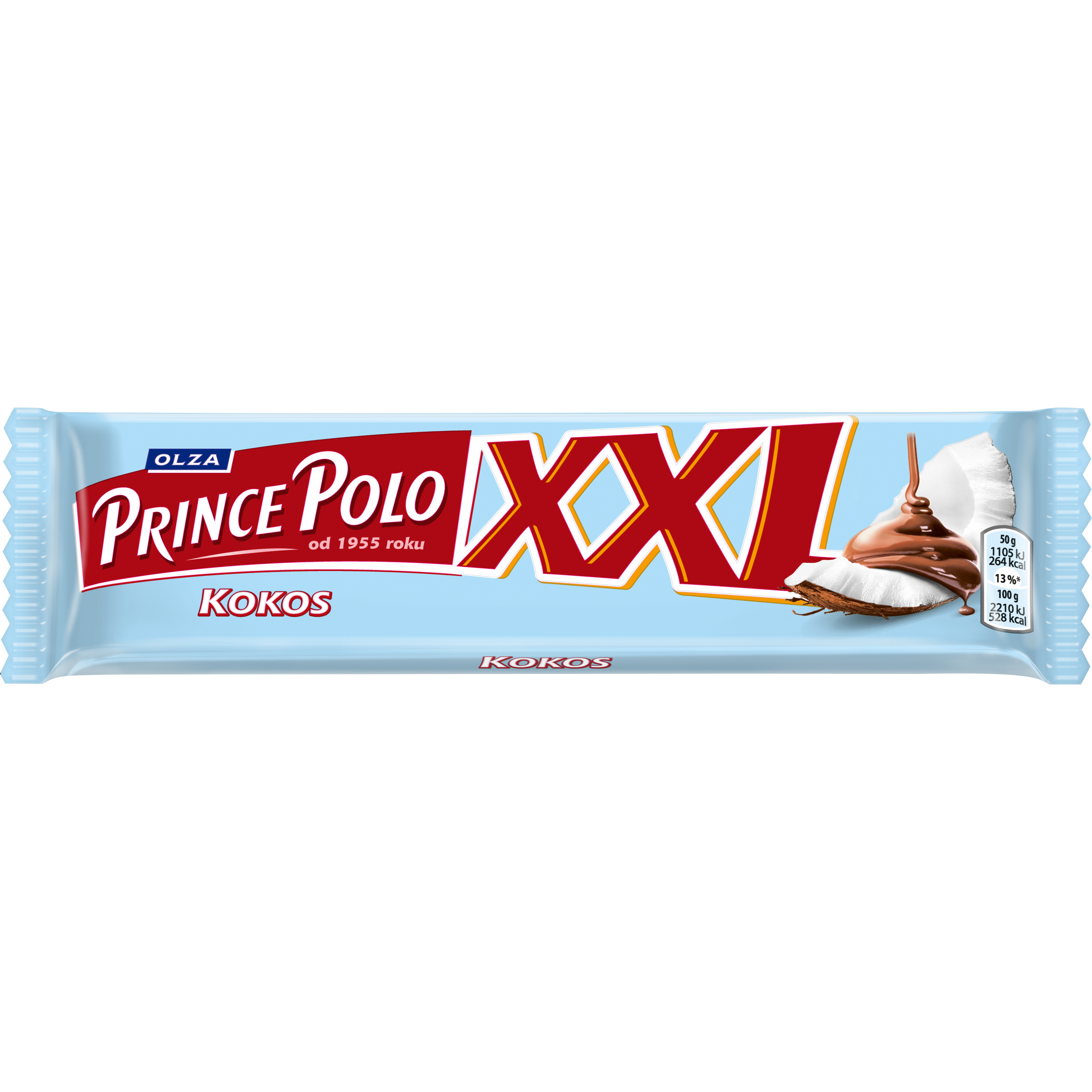 Vafeļu batoniņš ar kokosriekstu garšu 50g, Prince Polo