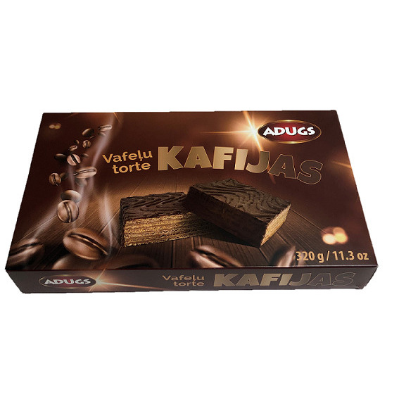 Vafeļu torte Kafijas 320g, Adugs