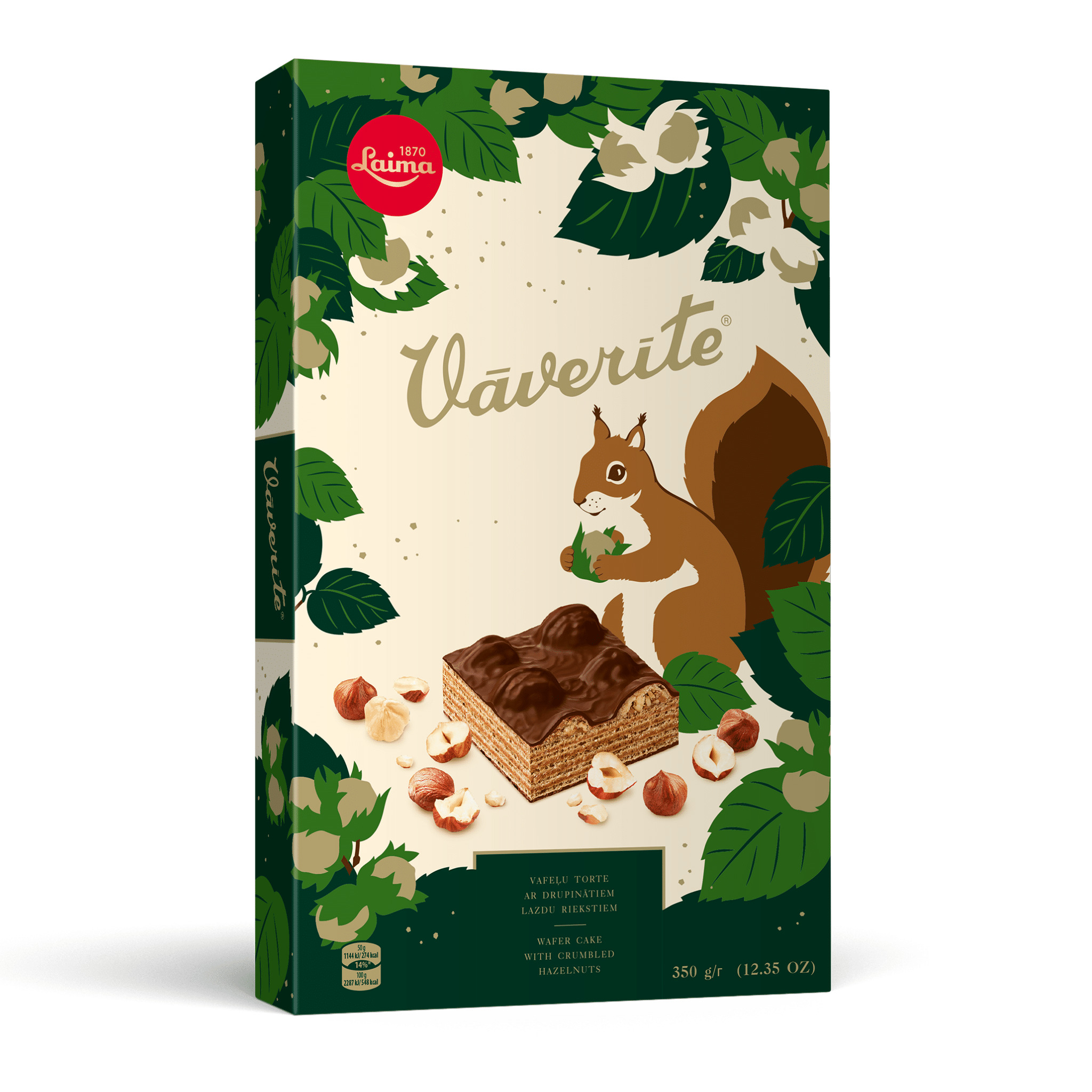 Vafeļu torte Vāverīte 350g, Laima
