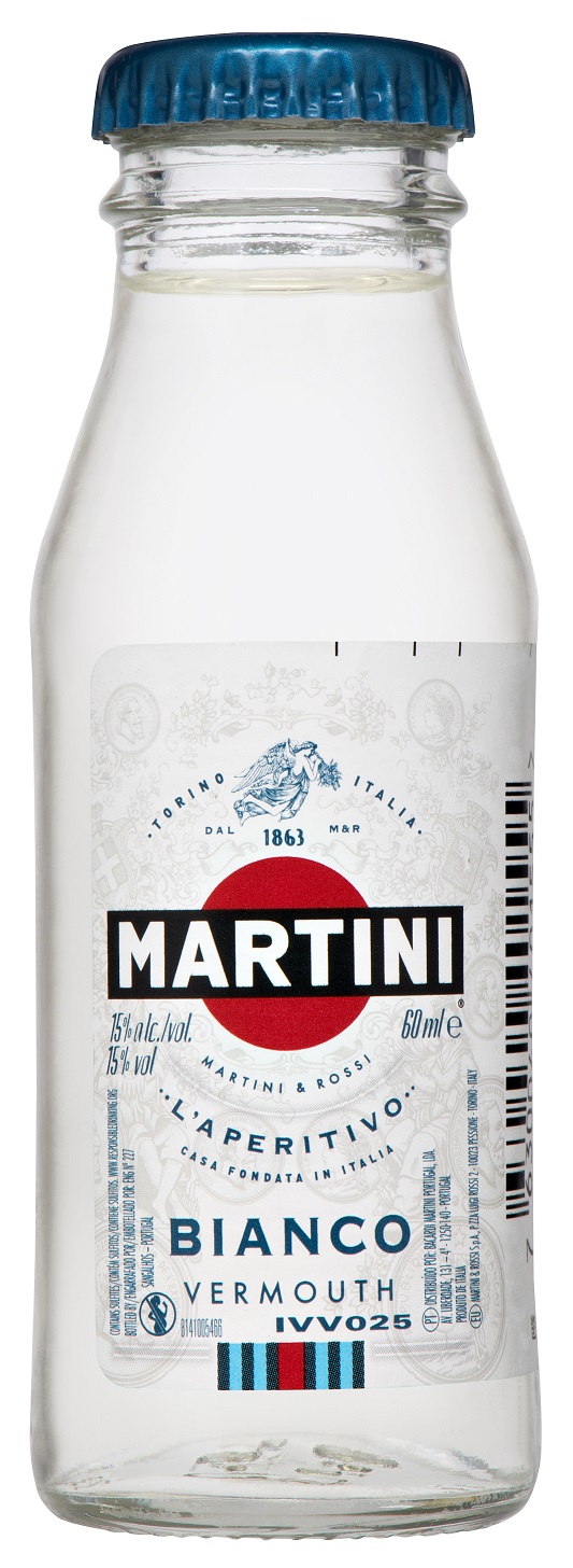 Vermuts Martini Bianco 15% 0.06l