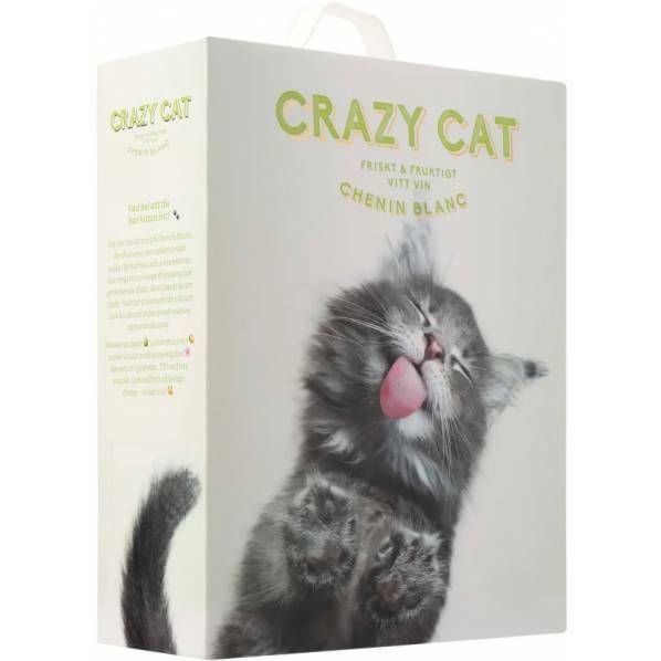 Vīns Crazy Cat Chenin Blanc 12.5% 3l