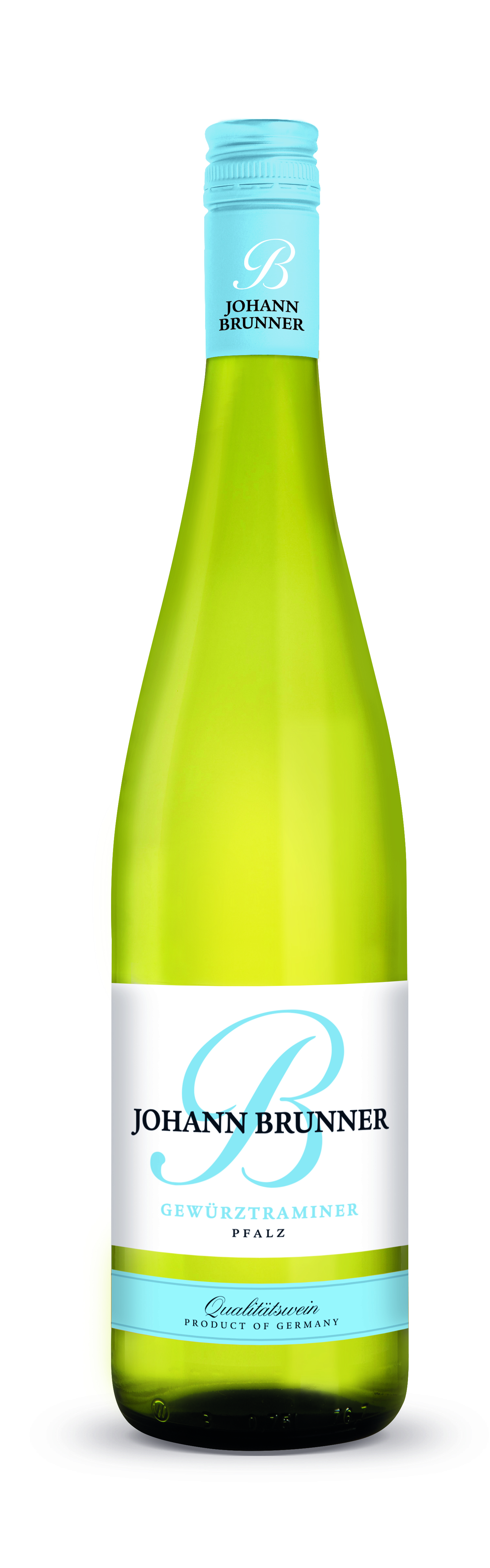 Vīns Johann Brunner Gewurtztraminer Prestige 10% pussauss 0.75l.