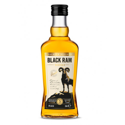 Viskijs Black Ram 40% 0.2l