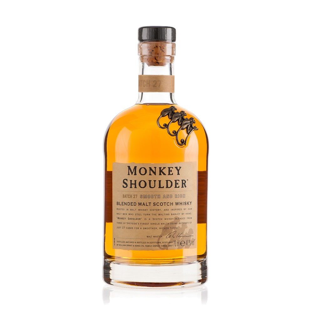 Viskijs Monkey Shoulder Blended Malt The Original 40% 0.7l