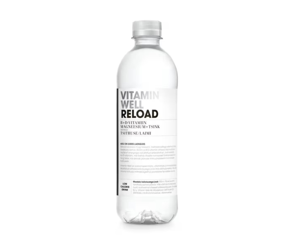 Vitamīnu dzēriens Reload 0.5l, Vitamin Well