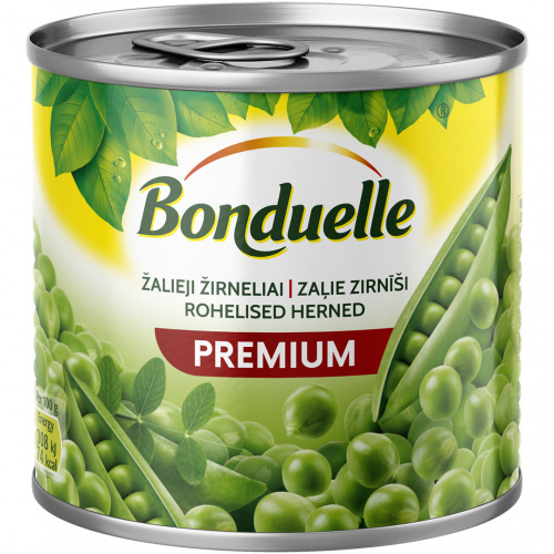 Zaļie zirnīši 400g (265g), Bonduelle