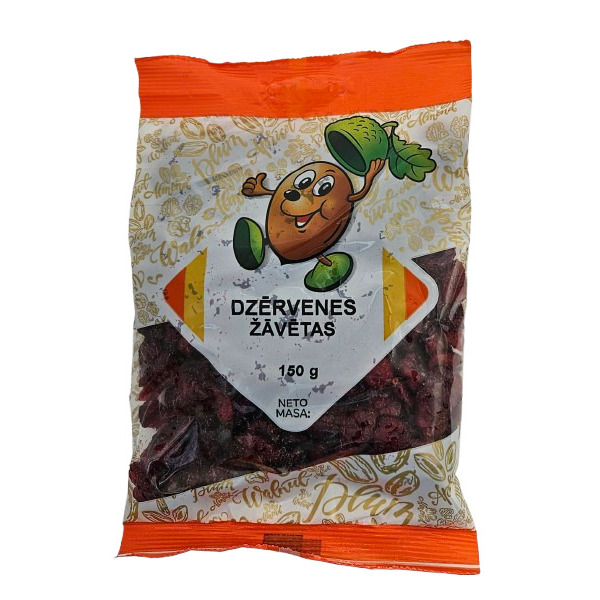 Žāvētas dzērvenes 150g, LATS