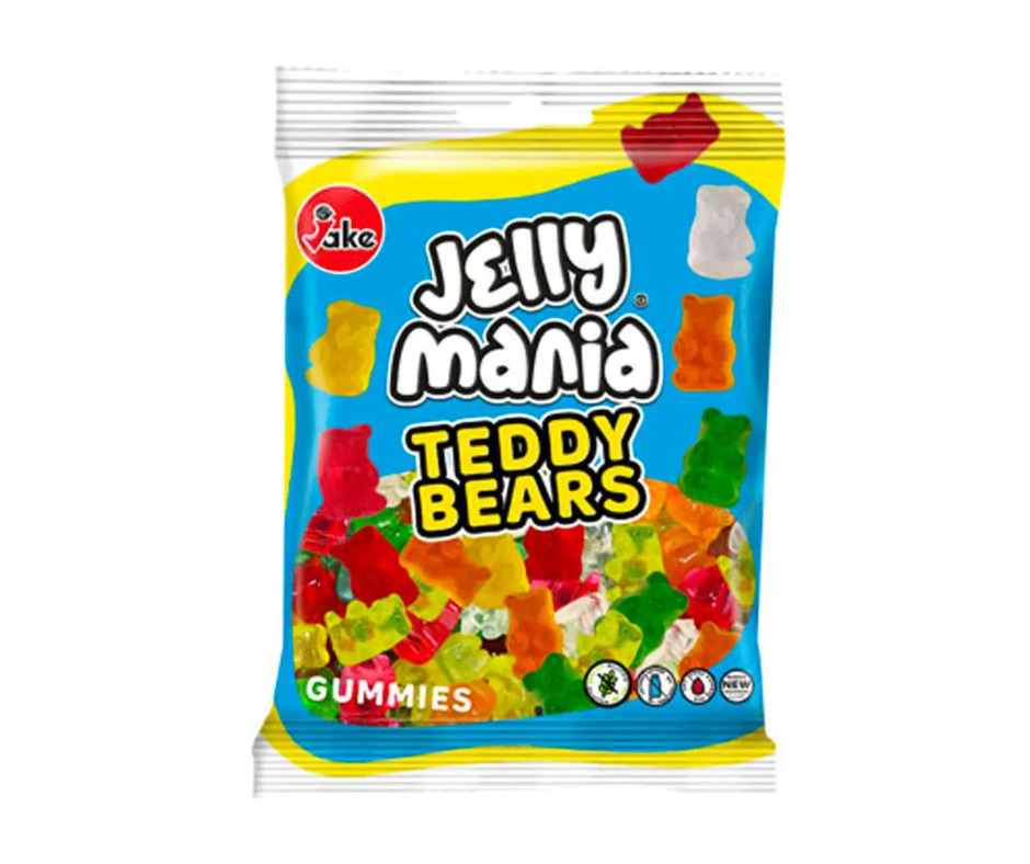 Želejas konfektes Jellymania Teddy Bears 100g, Jake