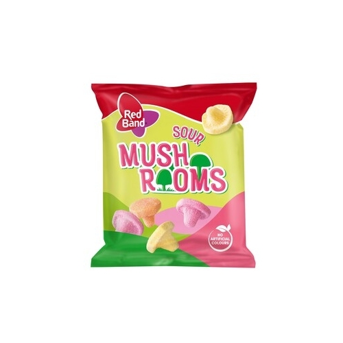 Želejkonfektes Sour Mushrooms 100g, Red Band
