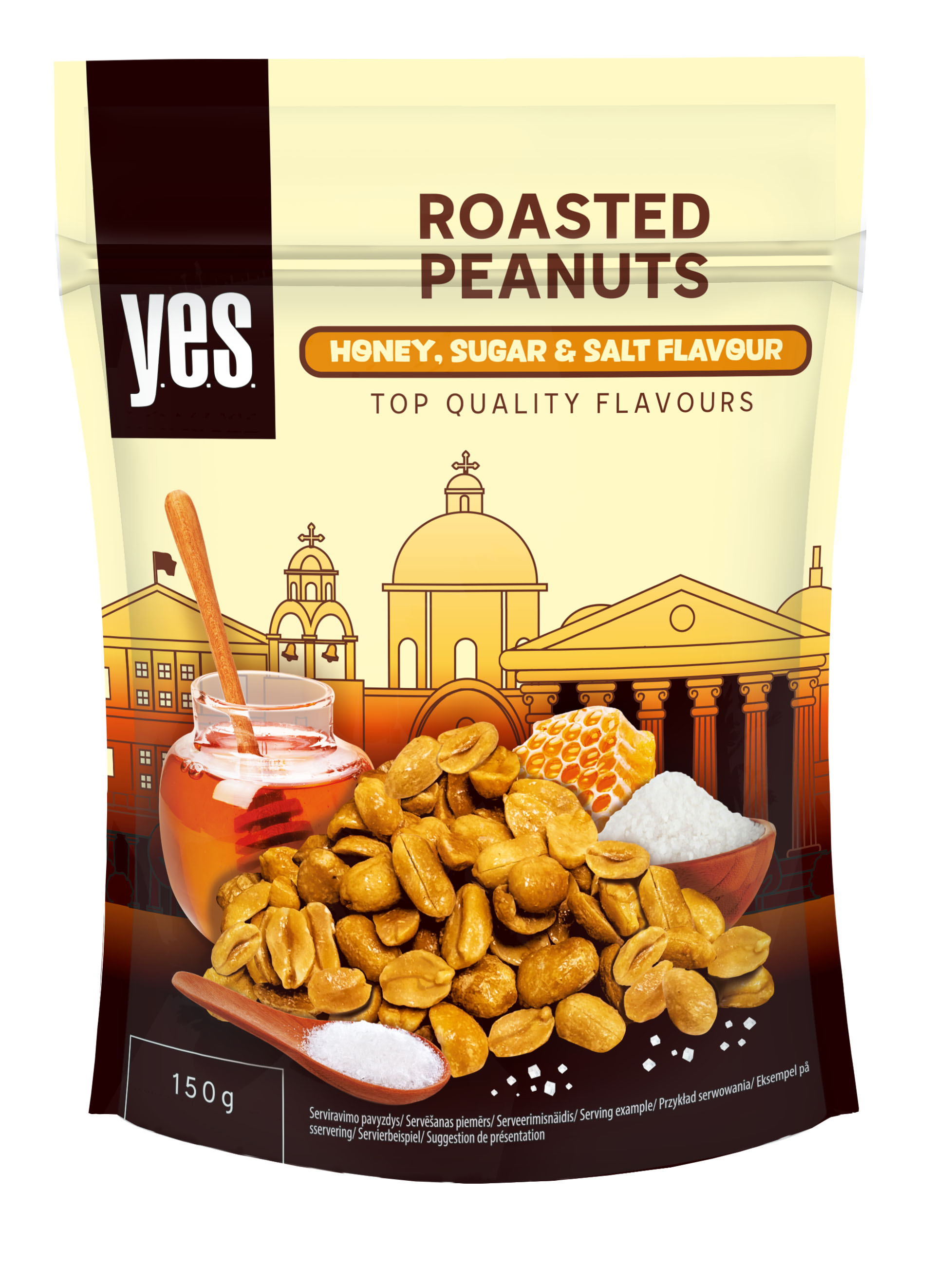 Zemesrieksti ar medu un sāli 150g, Y.E.S.