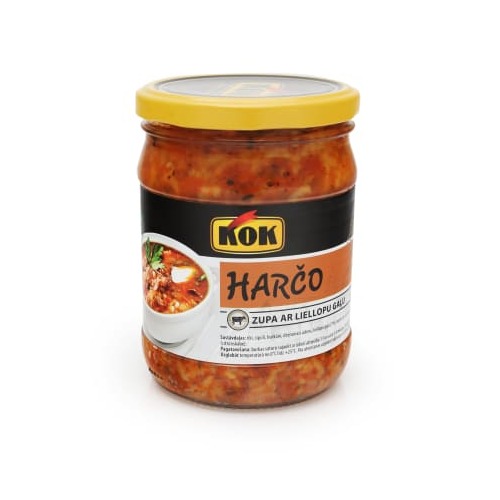 Zupa Harčo ar liellopu gaļu 500g, KOK