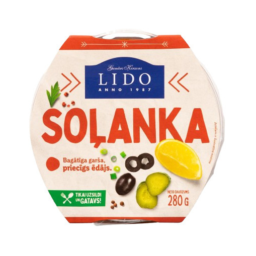 Zupa soļanka 280g, Lido